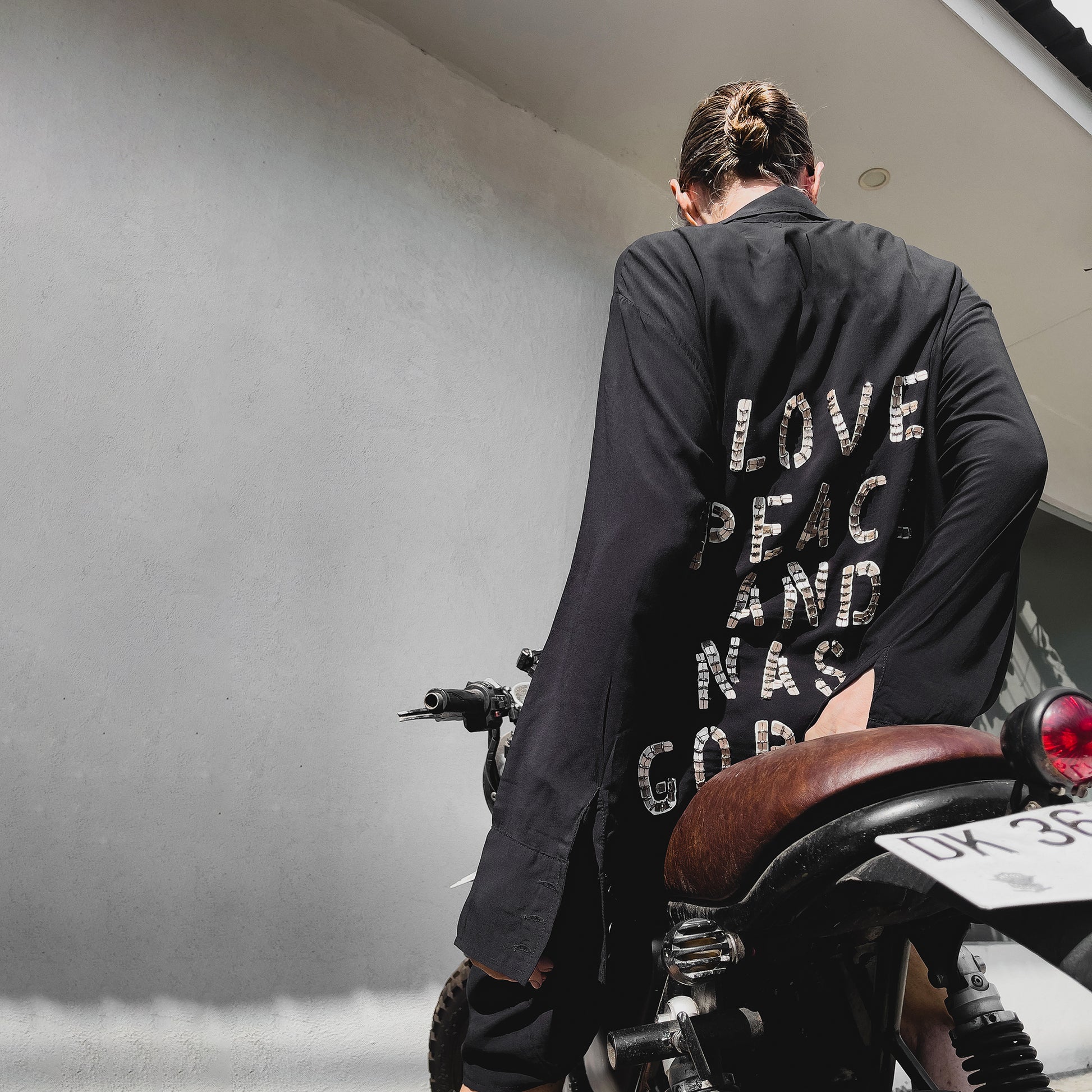 STUDIO ADINE made-to-order BV NASI GORENG MAXI in colour BLACK, artisan-crafted in Bali