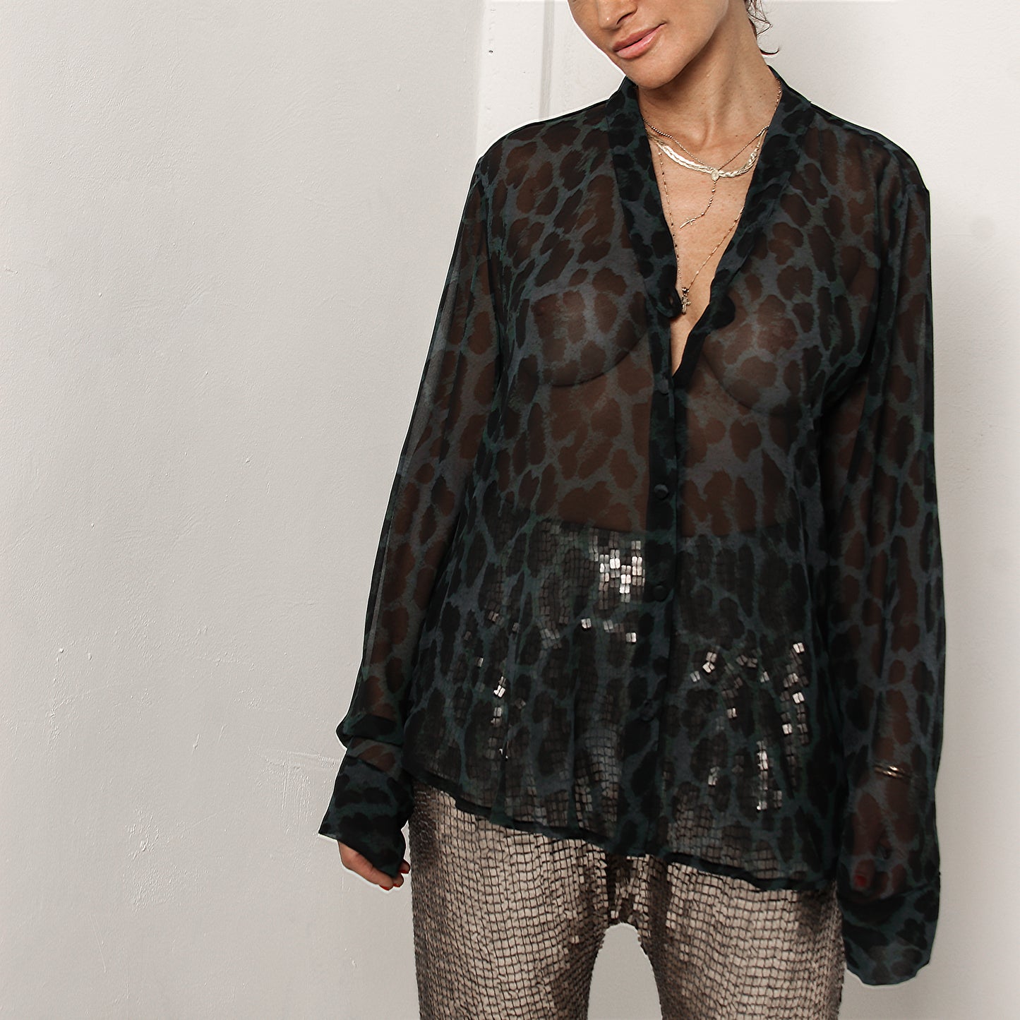 Leopard blouse