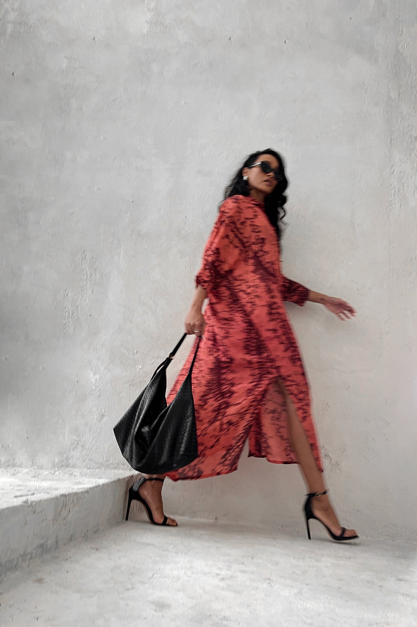 Loren Maxi shirt dress