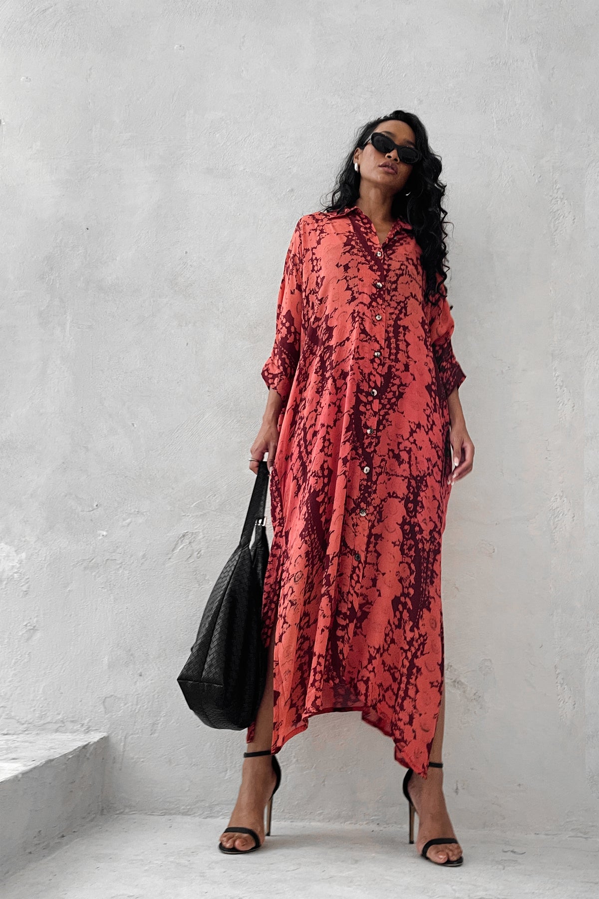 Loren Maxi shirt dress