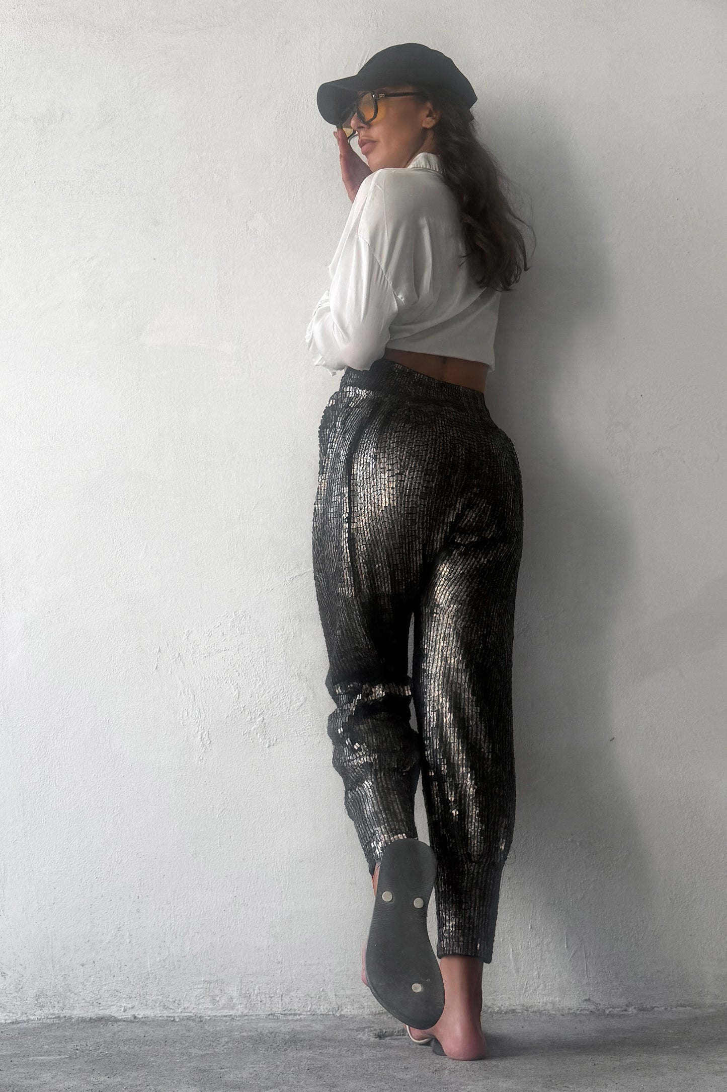 Sequin jogger